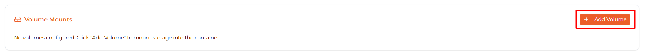 Image: Add volume button