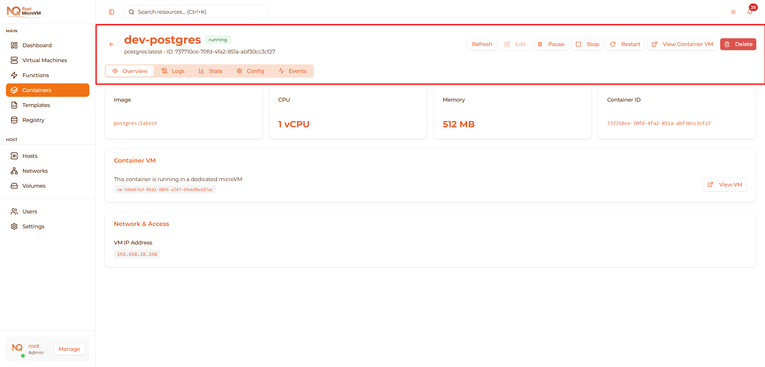 Image: Detail page header components