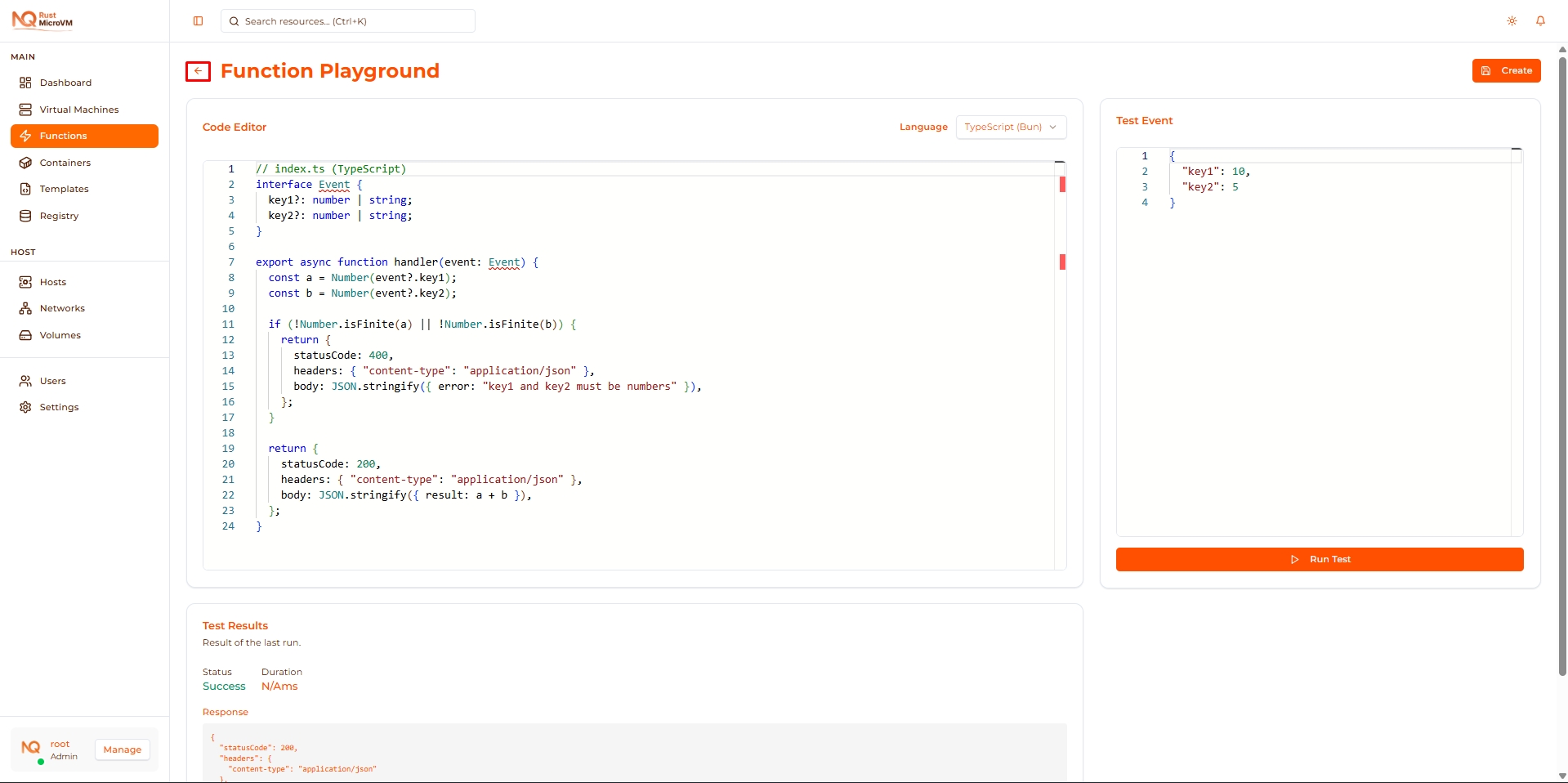 Image: Back button in Playground