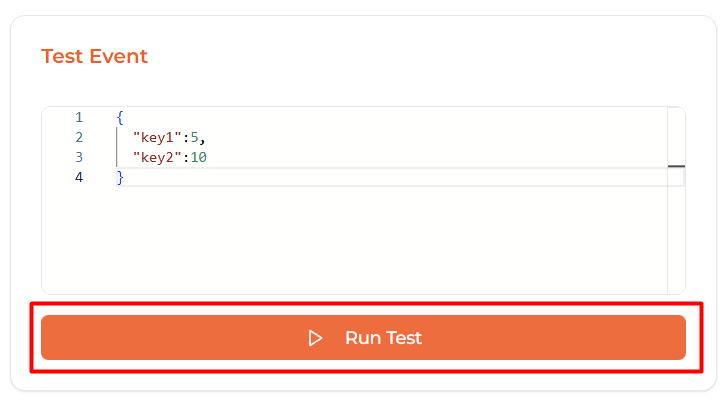 Image: Run Test button