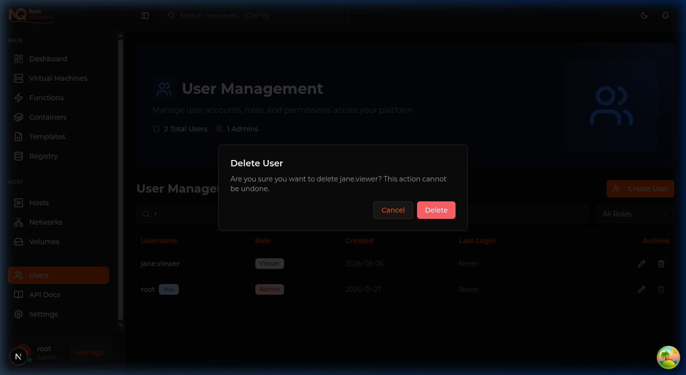 Image: Delete confirmation