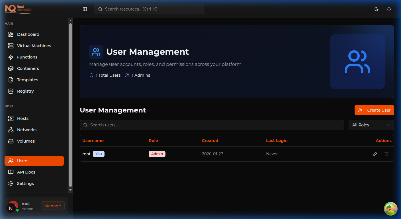 Image: Users navigation